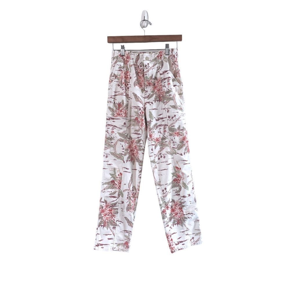 Mother Denim The Springy Ankle in Aloha High Waisted Straight Leg Jeans, Size 26 - Picture 5 of 10
